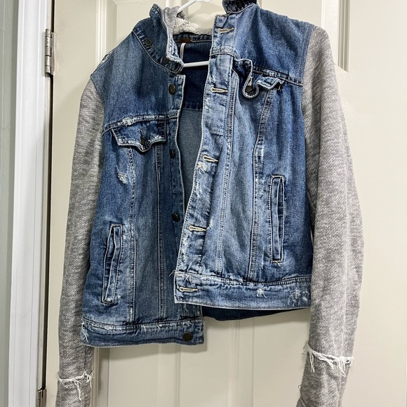 Large Free People denim jacket - Picture 2 of 2